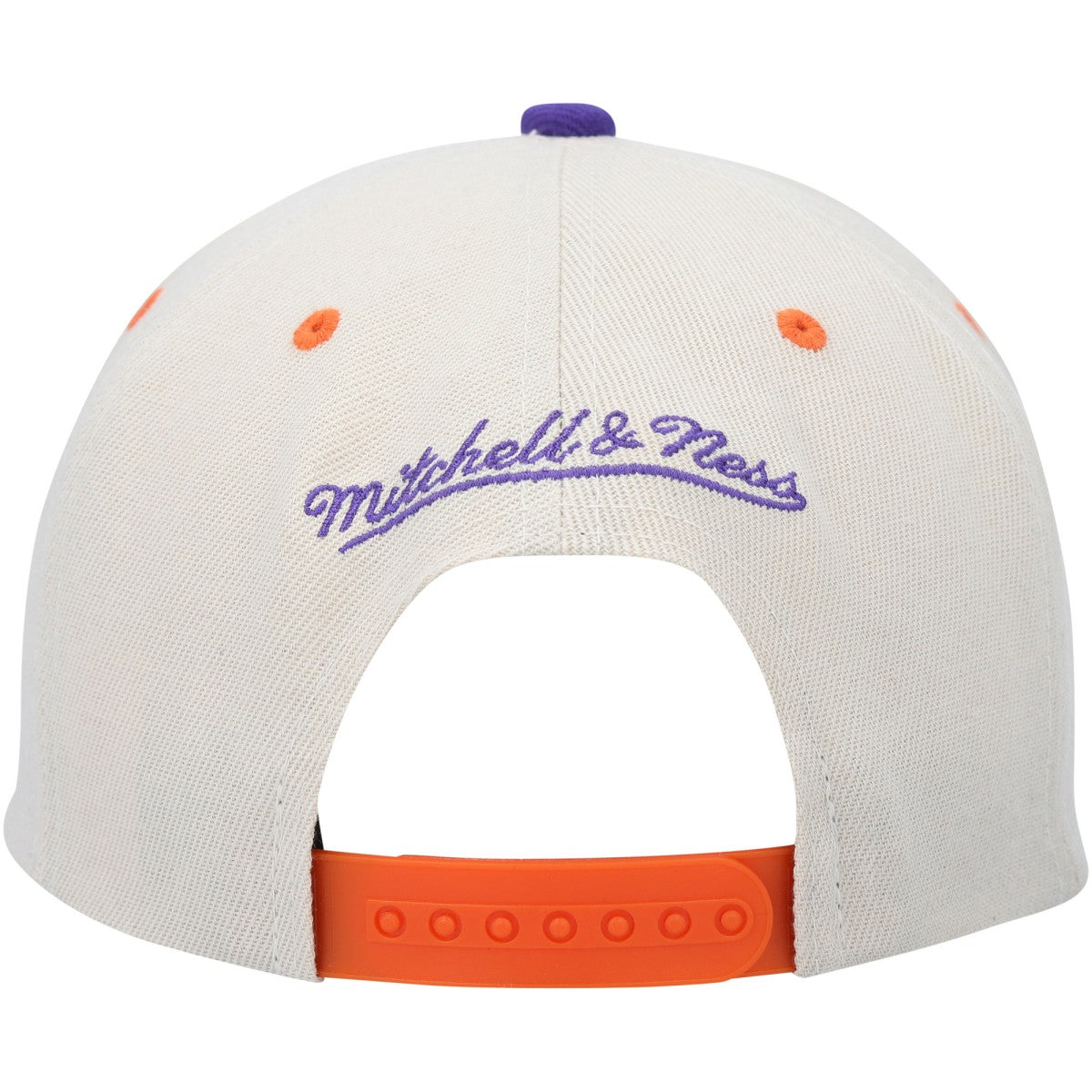 Phoenix Suns Hardwood Classics Pop Snapback Hat Cream/Purple - Mitchell & Ness