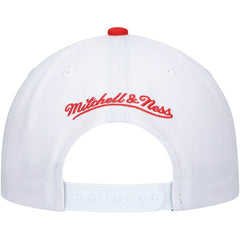 Chicago Bulls Hardwood Classics Core 2-Tone 2.0 Pro Snapback Hat White/Red - Mitchell & Ness