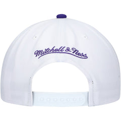 Milwaukee Bucks Hardwood Classics Core 2-Tone 2.0 Pro Snapback Hat White/Purple - Mitchell & Ness