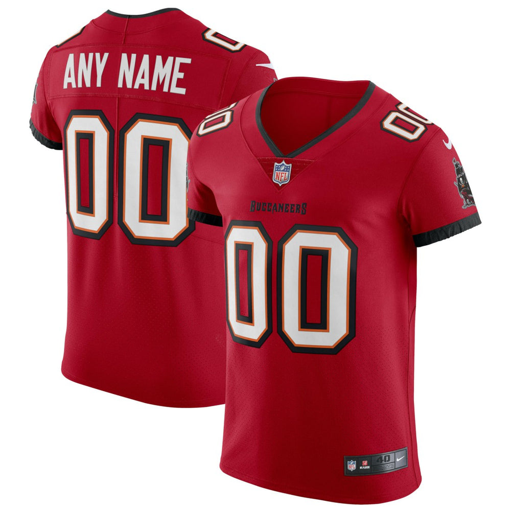 Tampa Bay Buccaneers Vapor Elite Custom Jersey - Red Jerseys