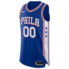 Philadelphia 76ers Custom Authentic Jersey Icon Edition Royal - Nike