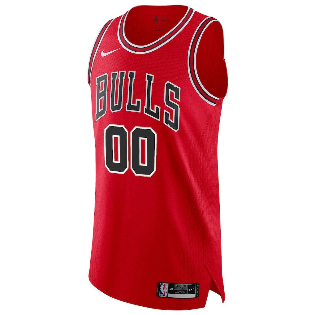 Chicago Bulls Authentic Custom Jersey Red Icon Edition - Nike