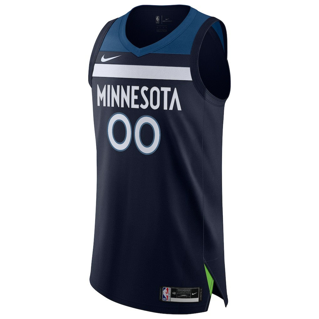 Minnesota Timberwolves Authentic Custom Jersey Navy Icon Edition - Nike outlet
