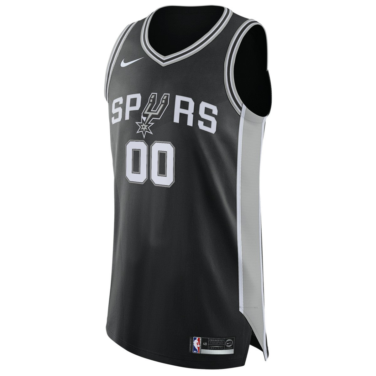 San Antonio Spurs Authentic Custom Jersey Black Icon Edition - Nike