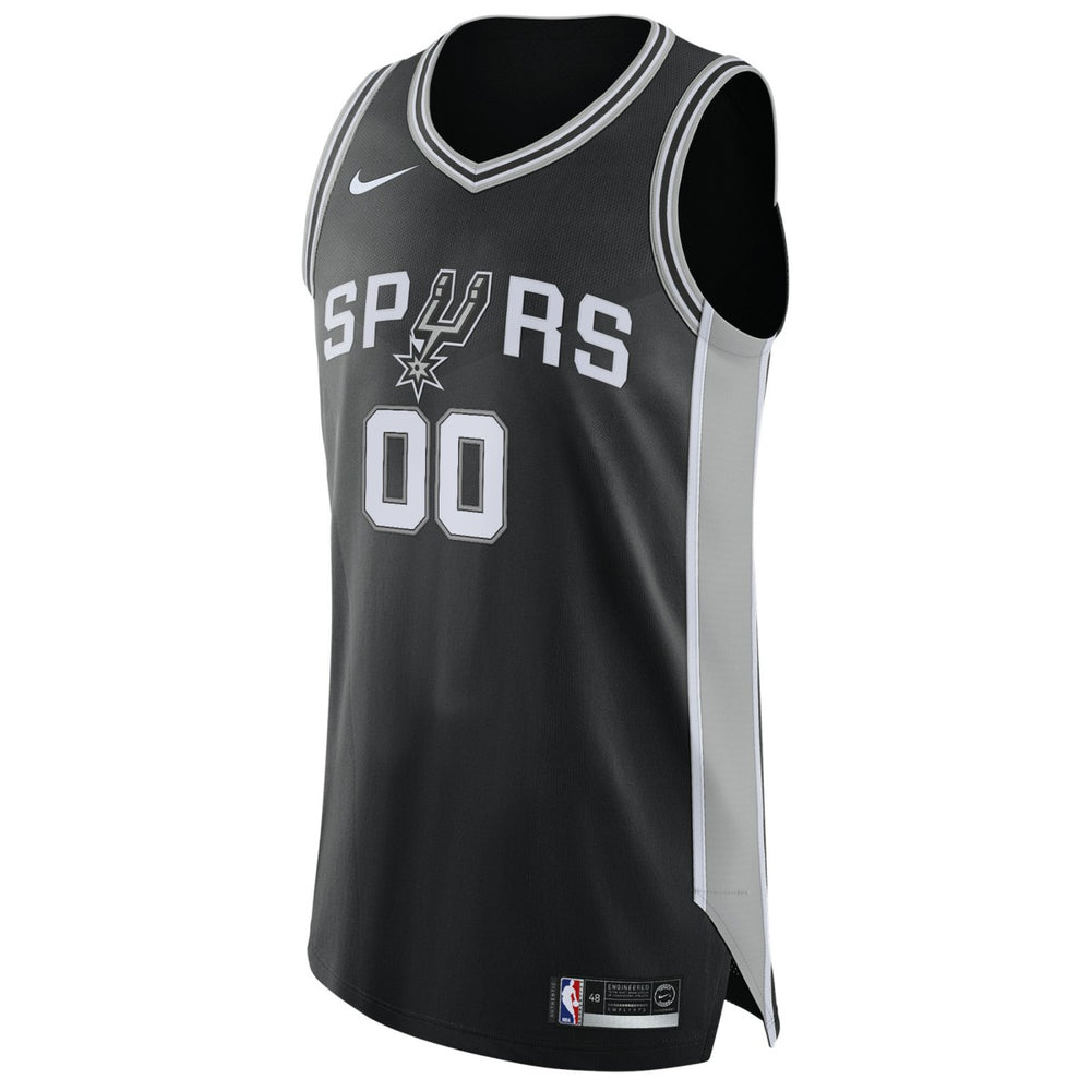 San Antonio Spurs Authentic Custom Jersey Black Icon Edition - Nike