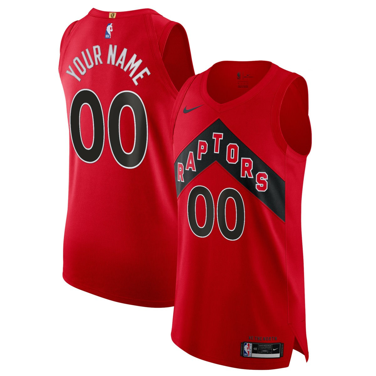 Toronto Raptors 2020/21 Authentic Custom Jersey Red Icon Edition - Nike