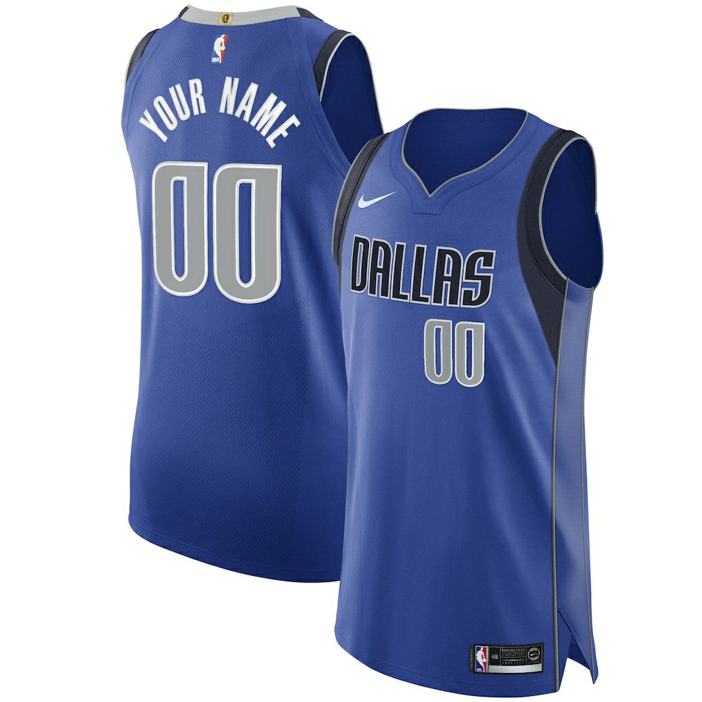 Dallas Mavericks 2020/21 Authentic Custom Jersey Royal Icon Edition - Nike outlet
