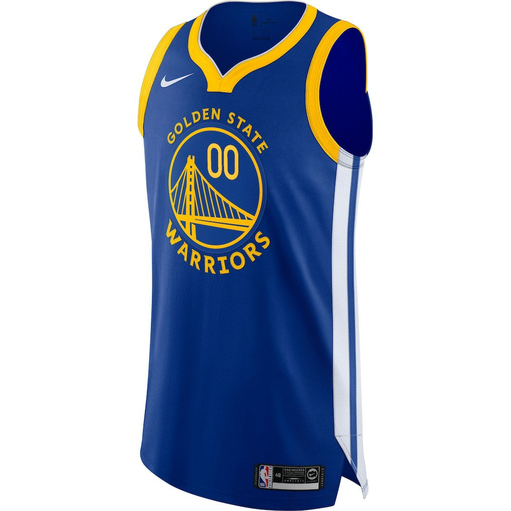 Golden State Warriors 2020/21 Authentic Custom Jersey Blue Icon Edition - Nike