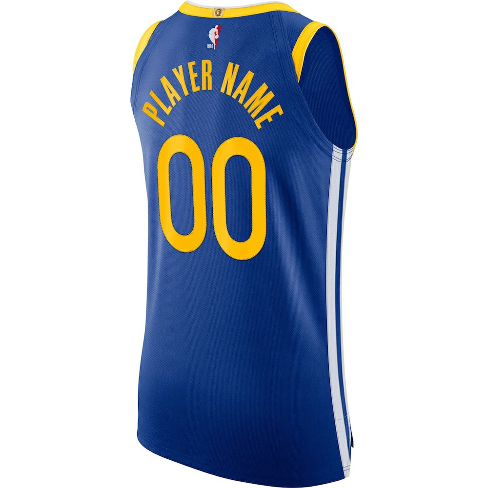 Golden State Warriors 2020/21 Authentic Custom Jersey Blue Icon Edition - Nike