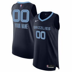 Memphis Grizzlies 2020/21 Authentic Custom Jersey Navy Icon Edition - Nike outlet