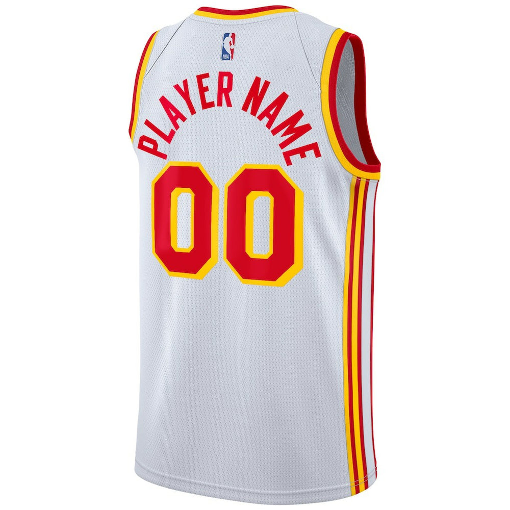 Atlanta Hawks 2020/21 Swingman Custom Jersey Association Edition White - Nike
