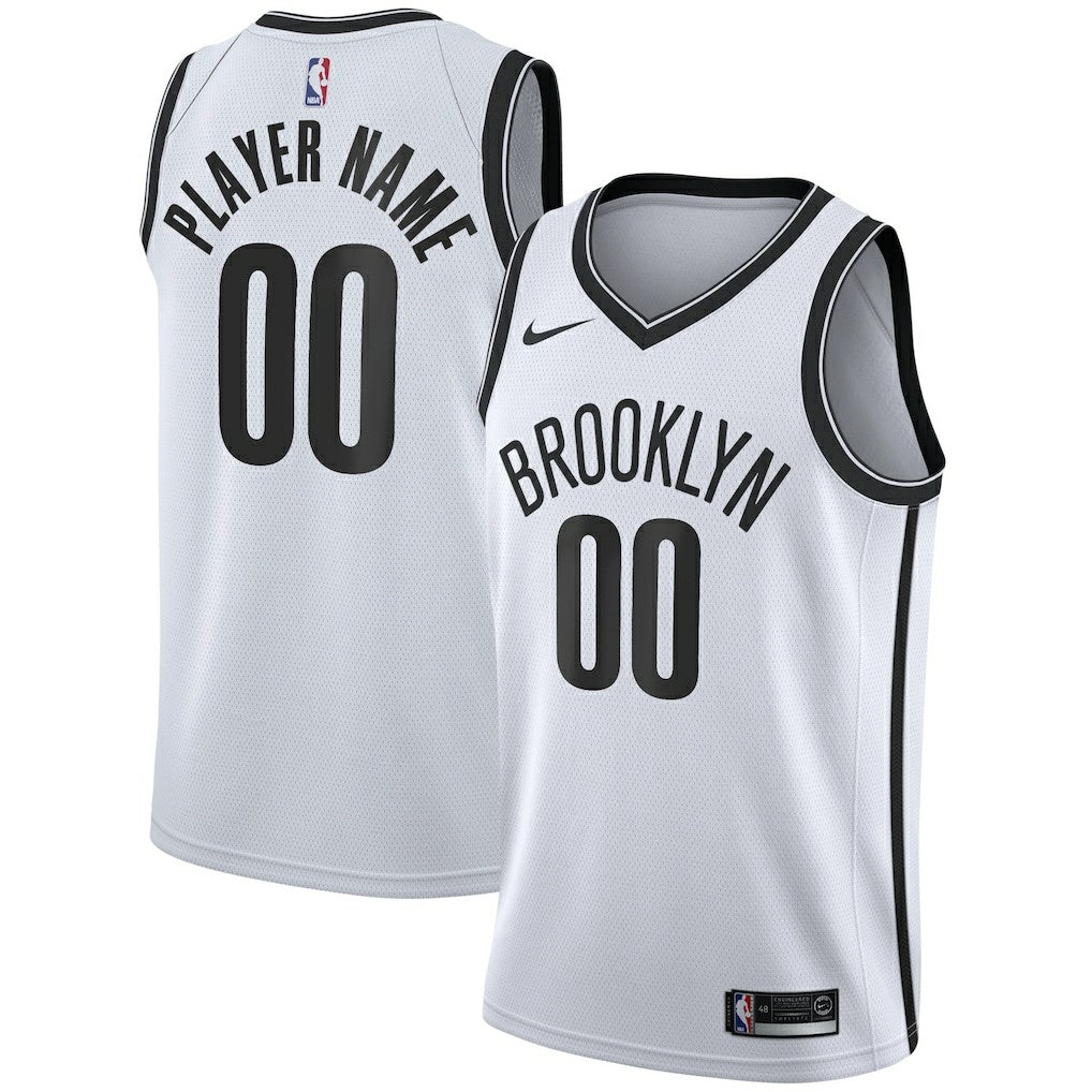 Brooklyn Nets 2020/21 Swingman Custom Jersey Association Edition White - Nike