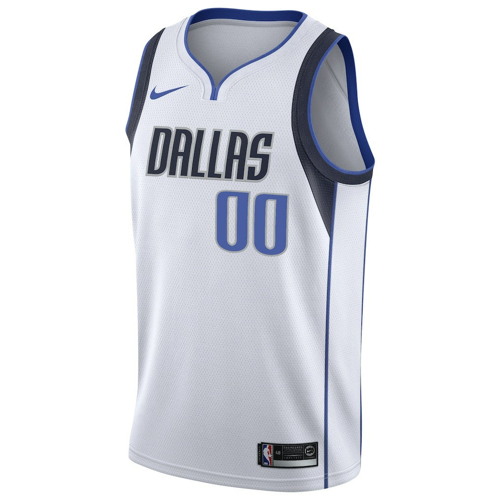 Dallas Mavericks 2020/21 Swingman Custom Jersey Association Editi- White - Nike