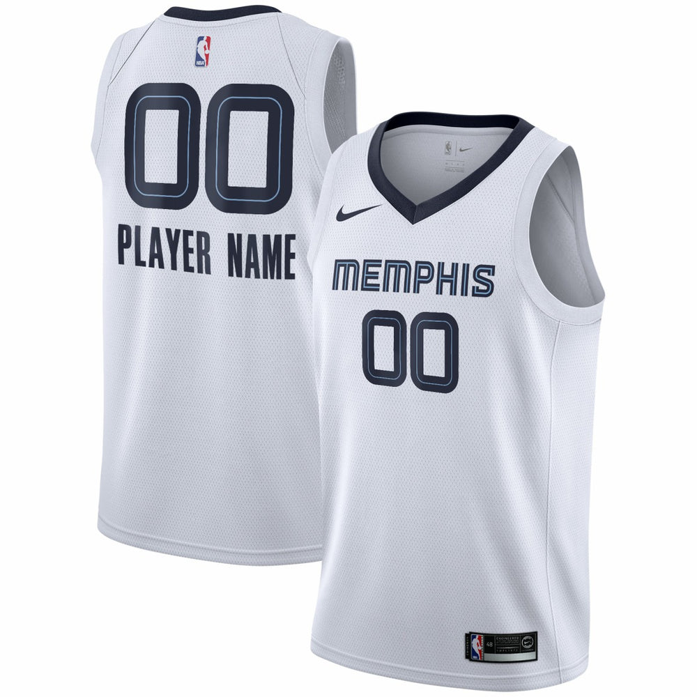 Memphis Grizzlies 2020/21 Swingman Custom Jersey Association Edition White - Nike