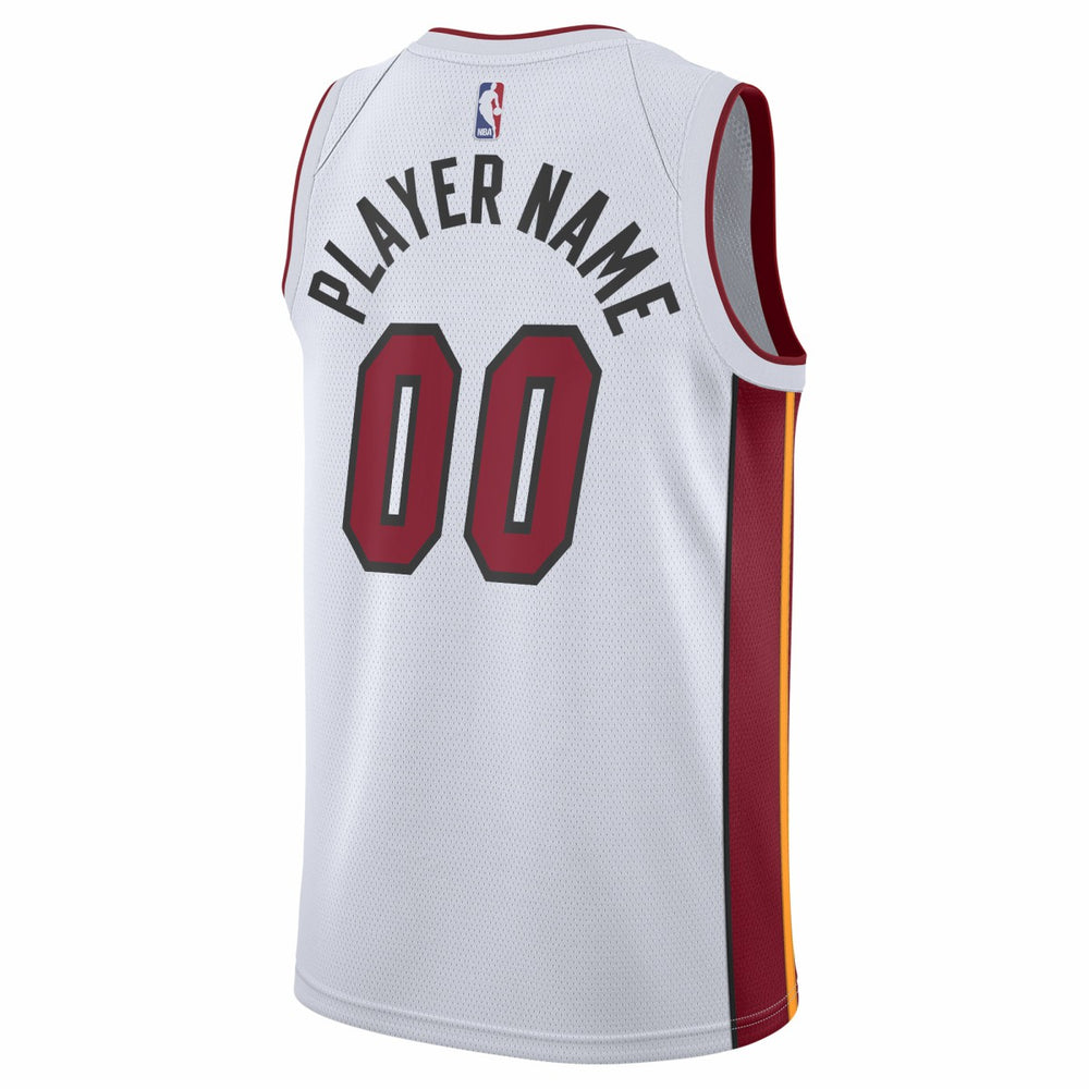 Miami Heat 2020/21 Swingman Custom Jersey Association Edition White - Nike