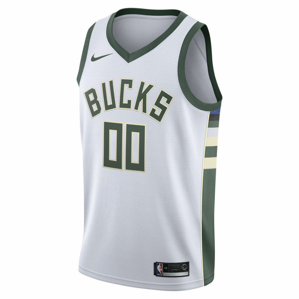 Milwaukee Bucks 2020/21 Swingman Custom Jersey Association Edition White - Nike