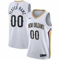 New Orleans Pelicans 2020/21 Swingman Custom Jersey Association Edition White - Nike