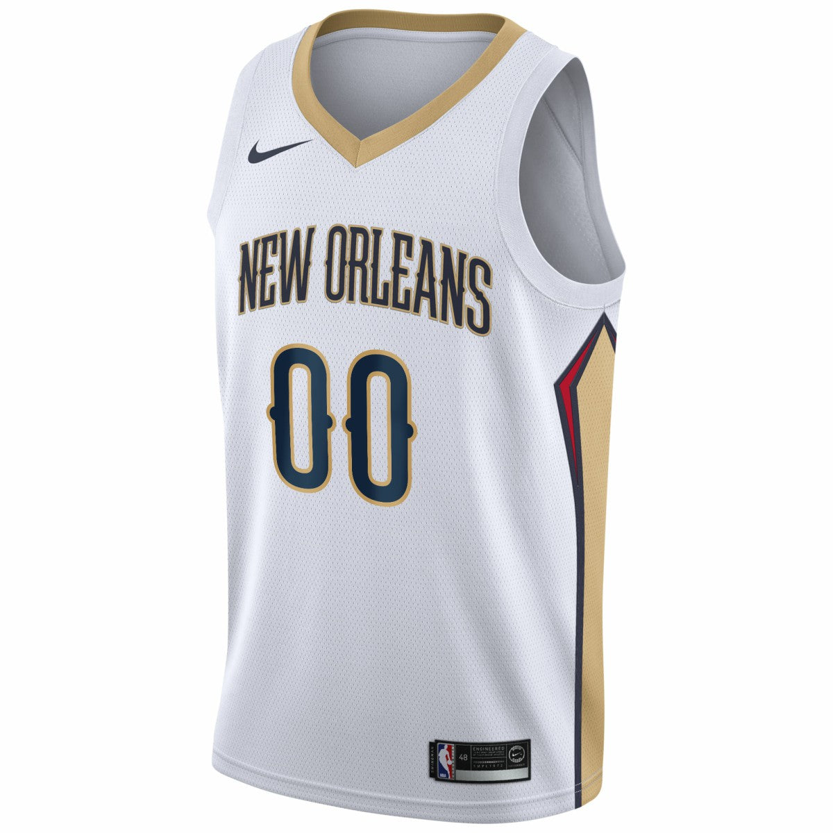 New Orleans Pelicans 2020/21 Swingman Custom Jersey Association Edition White - Nike