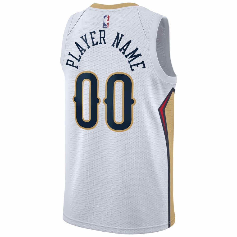 New Orleans Pelicans 2020/21 Swingman Custom Jersey Association Edition White - Nike