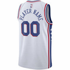 Philadelphia 76ers 2020/21 Swingman Custom Jersey Association Edition White - Nike