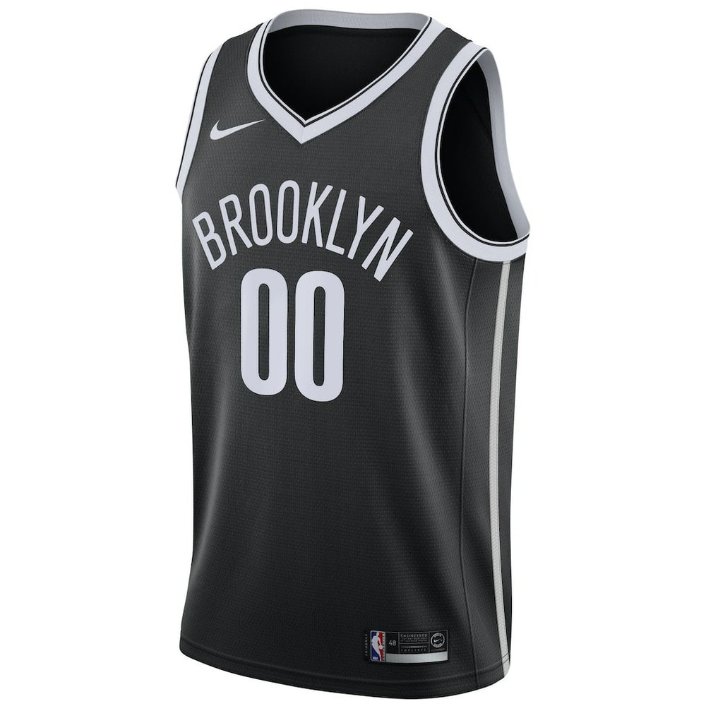 Brooklyn Nets 2020/21 Swingman Custom Jersey Icon Edition Black - Nike