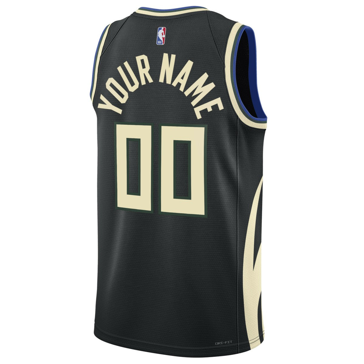 Milwaukee Bucks Jordan Brand Unisex 2022/23 Swingman Custom Jersey Statement Edition Black