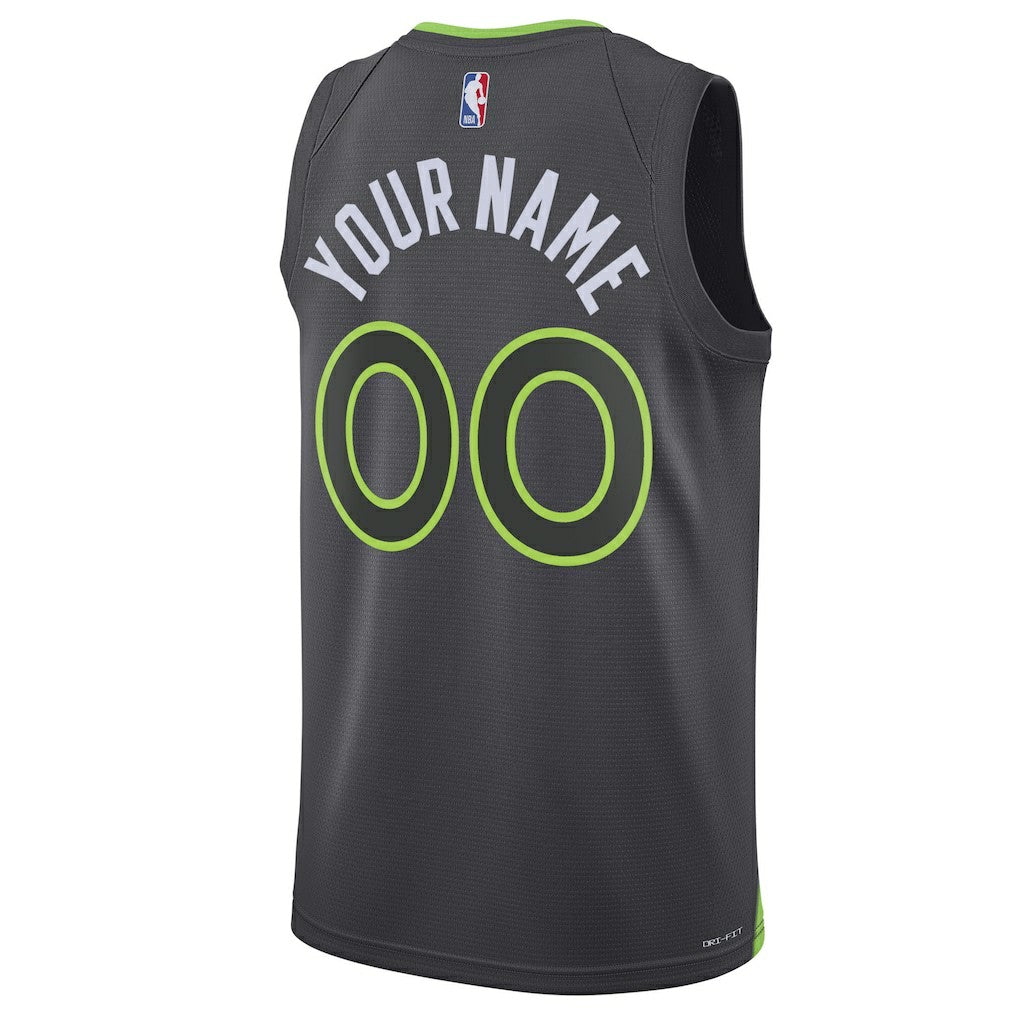 Minnesota Timberwolves Jordan Brand Unisex 2022/23 Swingman Custom Jersey Statement Edition Black outlet