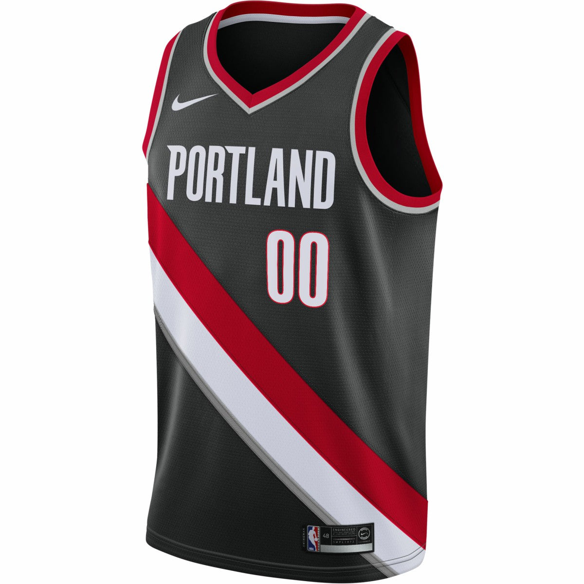 Portland Trail Blazers 2020/21 Swingman Custom Jersey Icon Edition Black - Nike