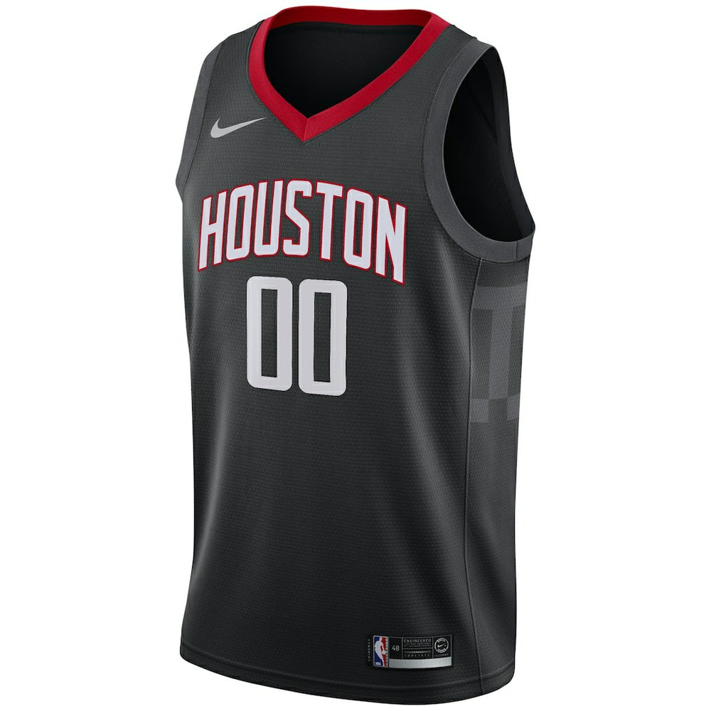Houston Rockets Swingman Custom Jersey Black Statement Edition - Nike