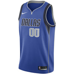 Dallas Mavericks Swingman Custom Jersey Blue Icon Edition - Nike