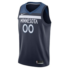 Minnesota Timberwolves Swingman Custom Jersey Navy Icon Edition - Nike