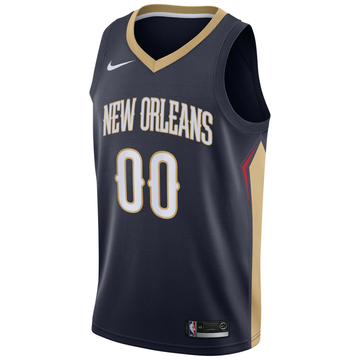 New Orleans Pelicans Swingman Custom Jersey Navy Icon Edition - Nike outlet