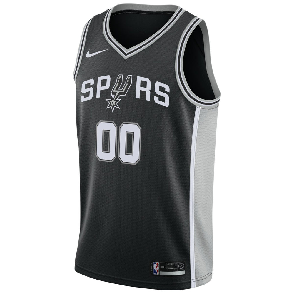 San Antonio Spurs Swingman Custom Jersey Black Icon Edition - Nike