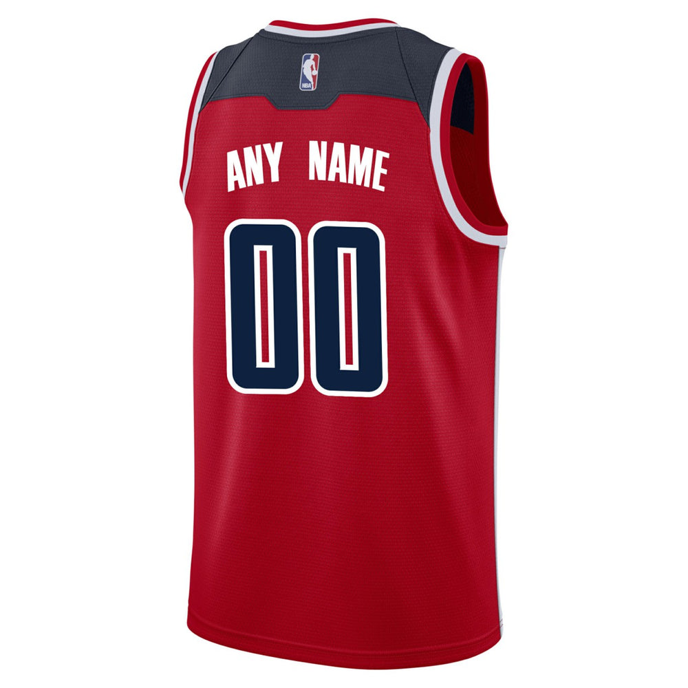 Washington Wizards Swingman Custom Jersey Red Icon Edition - Nike