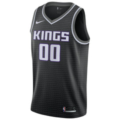 Sacramento Kings Swingman Custom Jersey Black Statement Edition - Nike