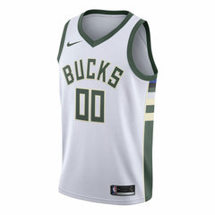 Milwaukee Bucks Swingman Custom Jersey White Association Edition - Nike