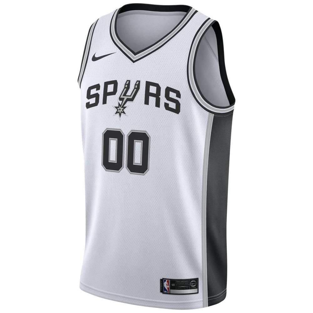 San Antonio Spurs Custom Swingman Jersey White Association Edition - Nike