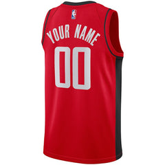 Houston Rockets Custom Swingman Jersey Icon Edition Red - Nike