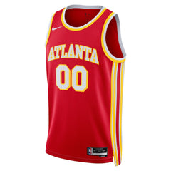 Atlanta Hawks Unisex Swingman Custom Jersey Red Icon Edition - Nike