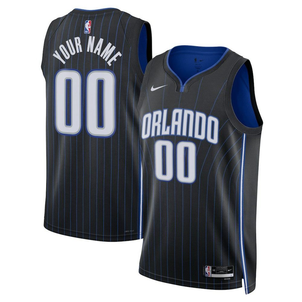Orlando Magic Unisex Swingman Custom Jersey Black Icon Edition - Nike