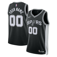 San Antonio Spurs Unisex Swingman Custom Jersey Black Icon Edition - Nike