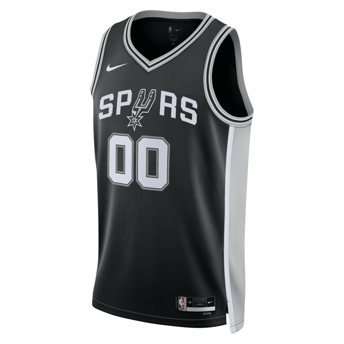 San Antonio Spurs Unisex Swingman Custom Jersey Black Icon Edition - Nike