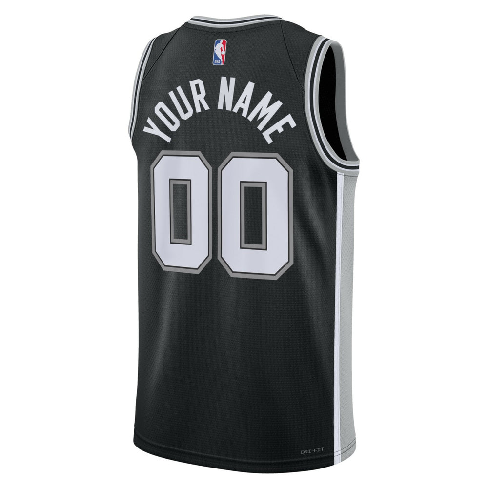 San Antonio Spurs Unisex Swingman Custom Jersey Black Icon Edition - Nike
