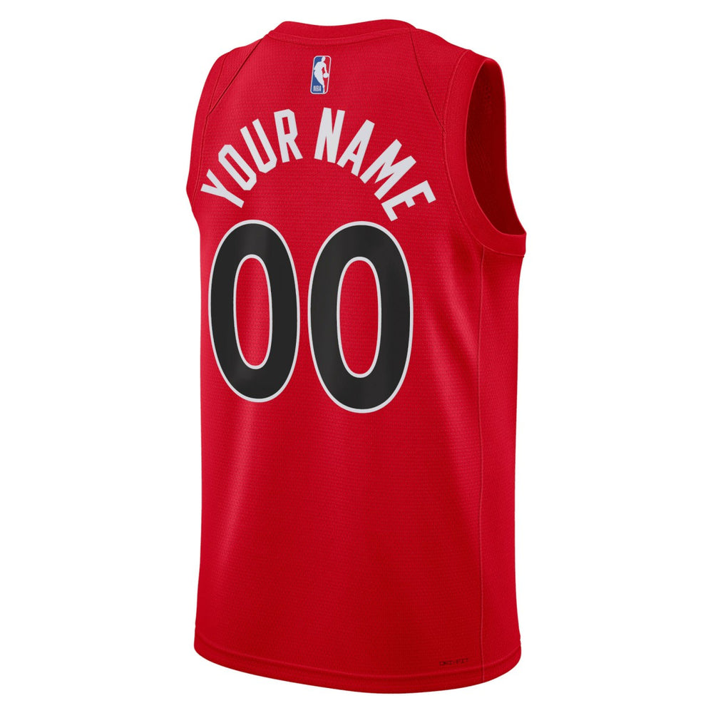 Toronto Raptors Unisex Swingman Custom Jersey Red Icon Edition - Nike