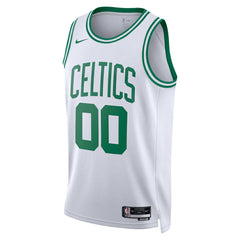 Boston Celtics Unisex Swingman Custom Jersey White Association Edition - Nike