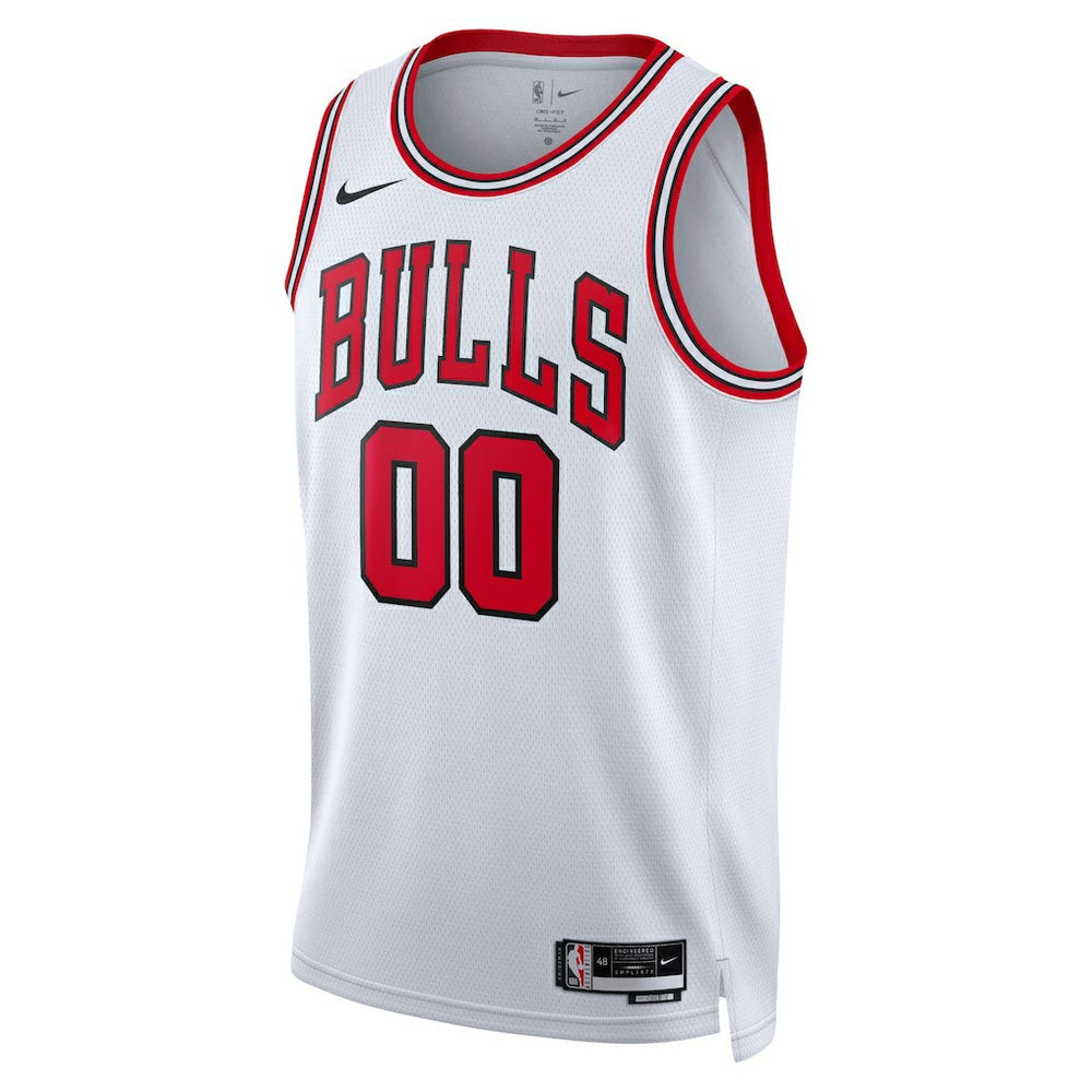 Chicago Bulls Unisex Swingman Custom Jersey White Association Edition - Nike