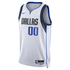 Dallas Mavericks Unisex Swingman Custom Jersey White Association Edition - Nike