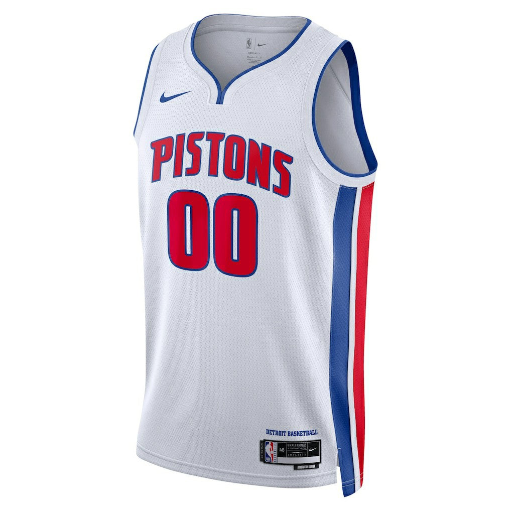 Detroit Pistons Unisex Swingman Custom Jersey White Association Edition - Nike outlet