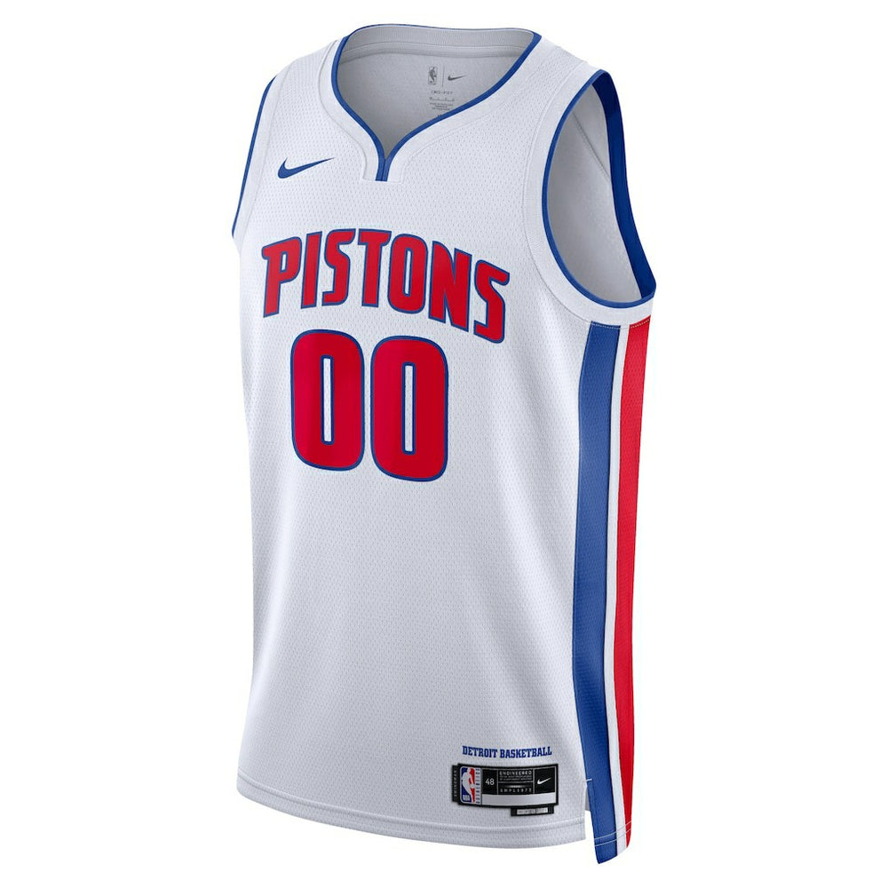 Detroit Pistons Unisex Swingman Custom Jersey White Association Edition - Nike outlet