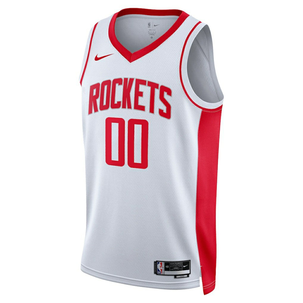 Houston Rockets Unisex Swingman Custom Jersey White Association Edition - Nike